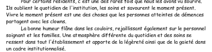 Clown à l'hôpital Riom Auvergne