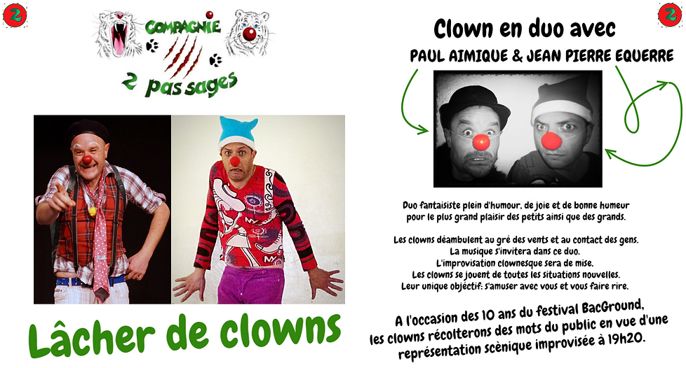 Animation clown auvergne