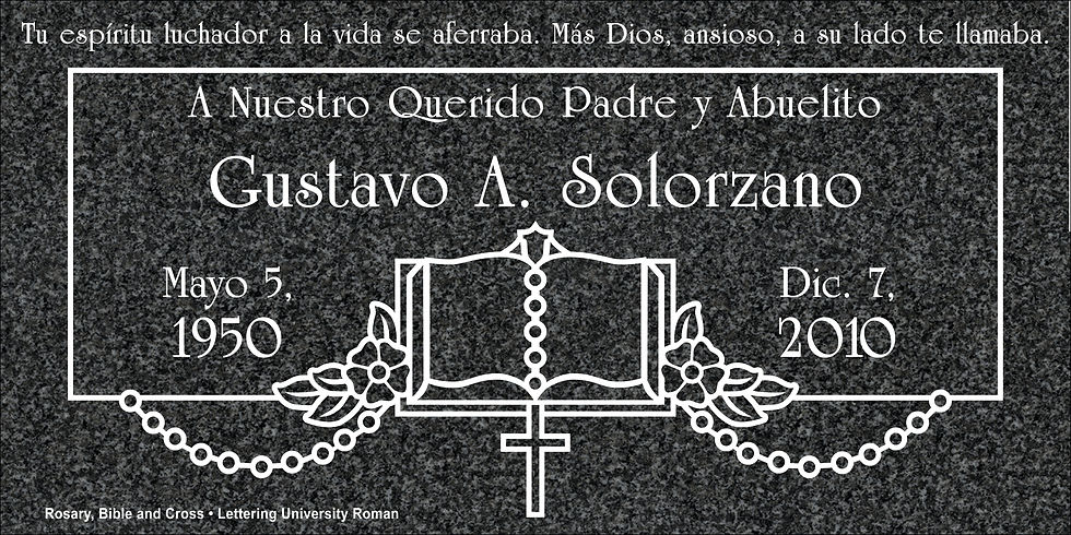 Rosary and Cross Sample