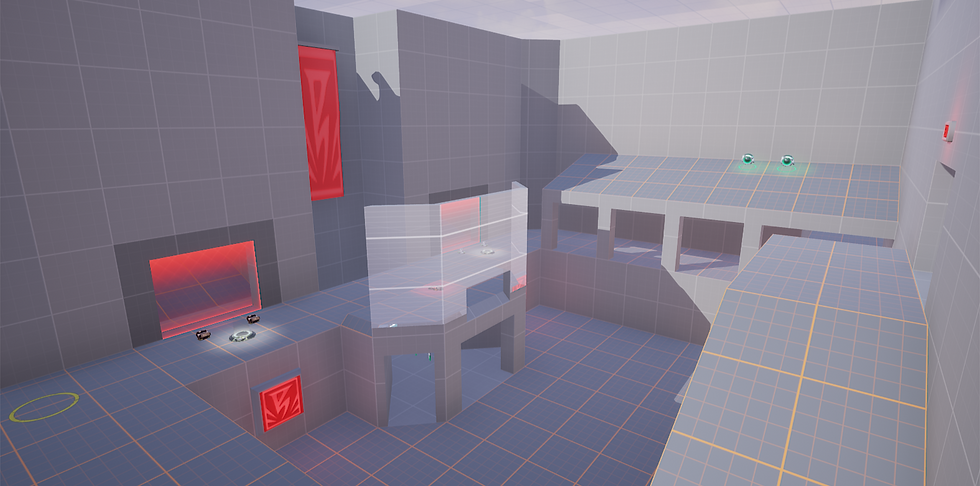 Improved Flag Room where the spawn location is now shielded.