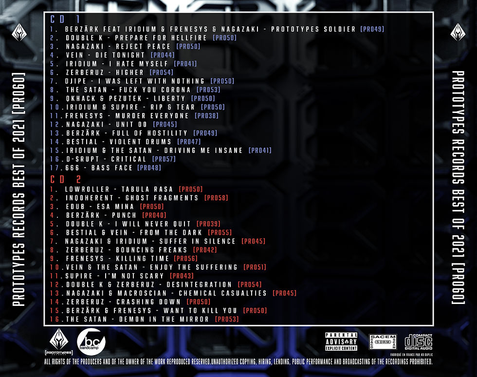 Thumbnail: Prototypes Records - Best of 2021 [PR060] (Double CD + Digital)