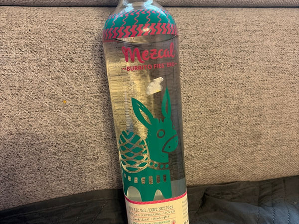 Burrito Fiestero Mezcal Artesanal Joven 70cl