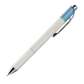 Energel Clena Retractable Liquid Gel Pen 0.5mm Blue Ink - Blue Accent, Needle Tip