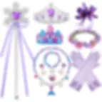 Thumbnail: Girls' Pink Mermaid Dress: Luxury Sequin Princess Costume