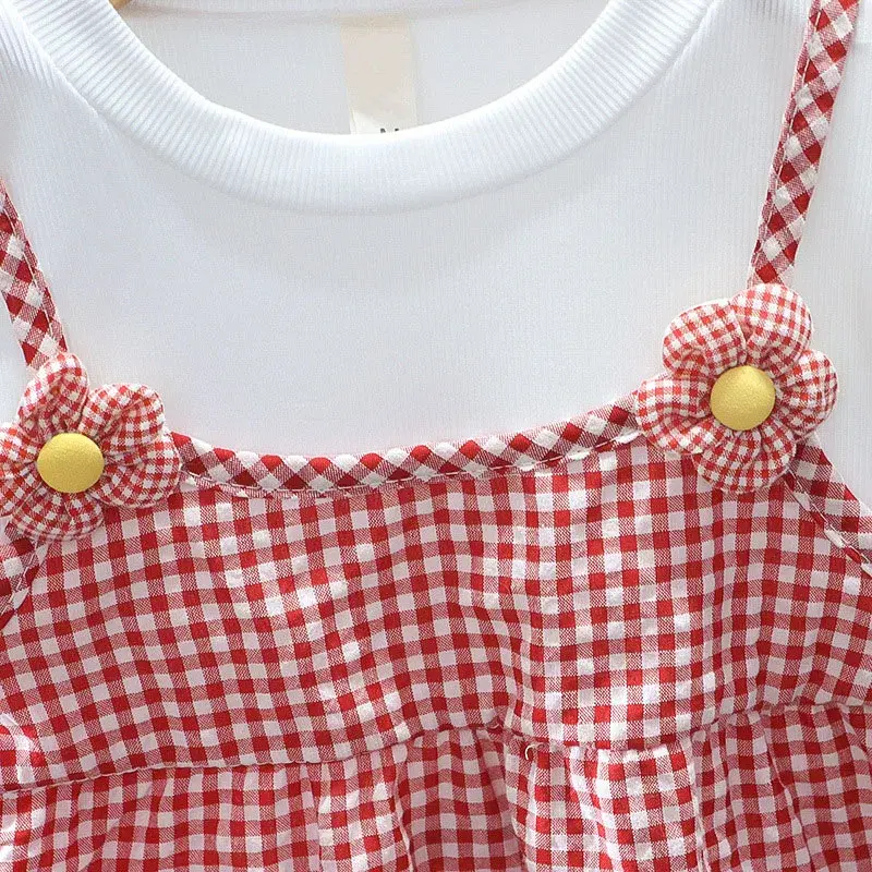 Thumbnail: Summer Toddler Princess Dress – Puff Sleeve, Birthday Party Costume