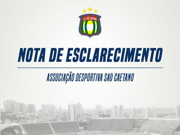 NOTA DE ESCLARECIMENTO/INGRESSOS SÃO CAETANO X PALMEIRAS