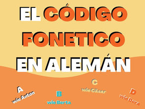 El código fonetico en alemán