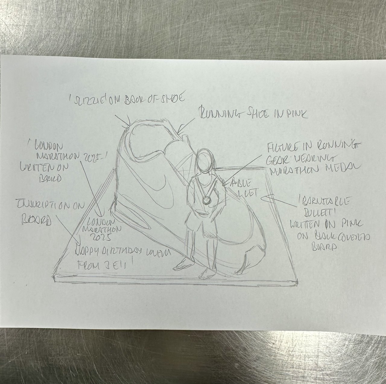 Bespoke celebration cake with intricate floral designs and gold accents in Solihull, West Midlands.