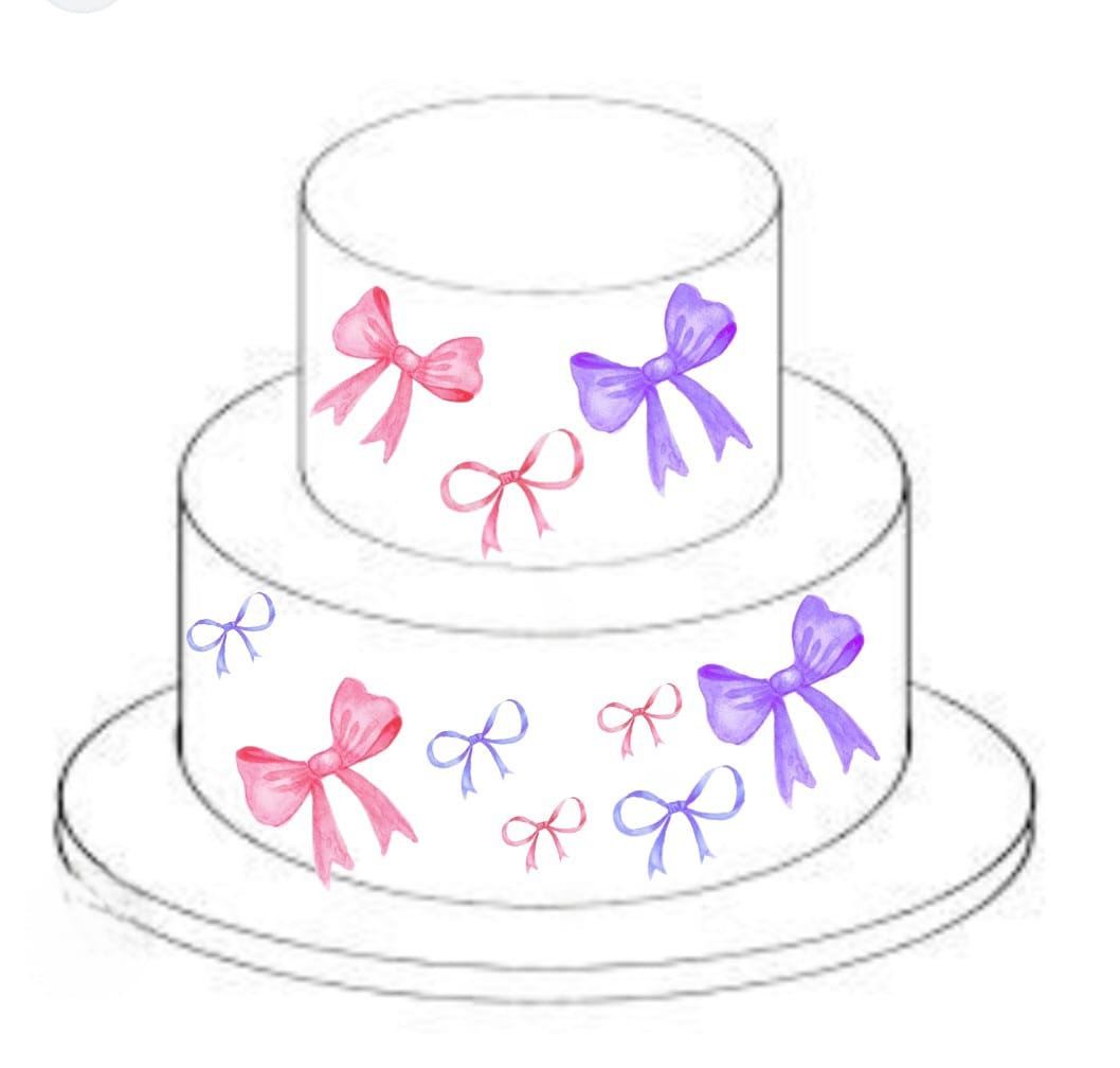 Bespoke cake with intricate floral design and gold accents for celebration in Solihull, West Midlands.