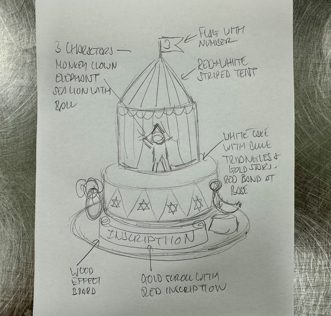 Bespoke single-tier cake with elegant white icing and delicate floral decorations, Solihull, West Midlands.