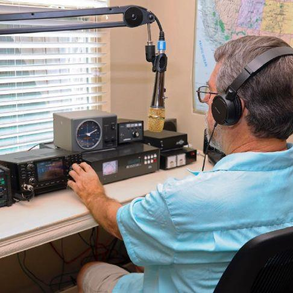 Local ham radio operators have a Field Day