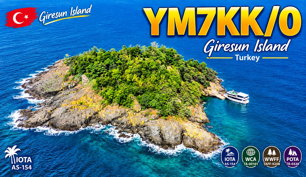 YM7KK/0 - Turkey (Giresun Isl. IOTA AS-154)