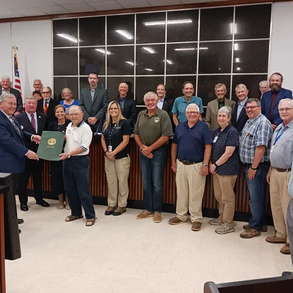 Ham radio operators honored by state, county leaders.