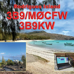 3B9/M0CFW & 3B9KW – Rodrigues Isl.