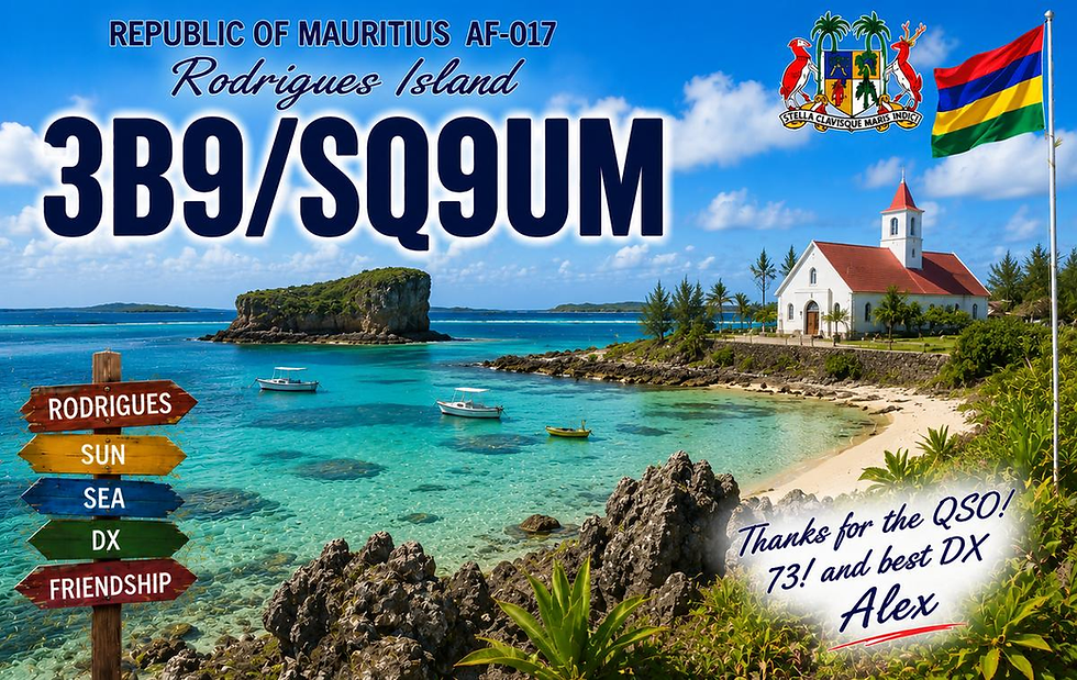 3B9/SQ9UM - Rodrigues Isl.