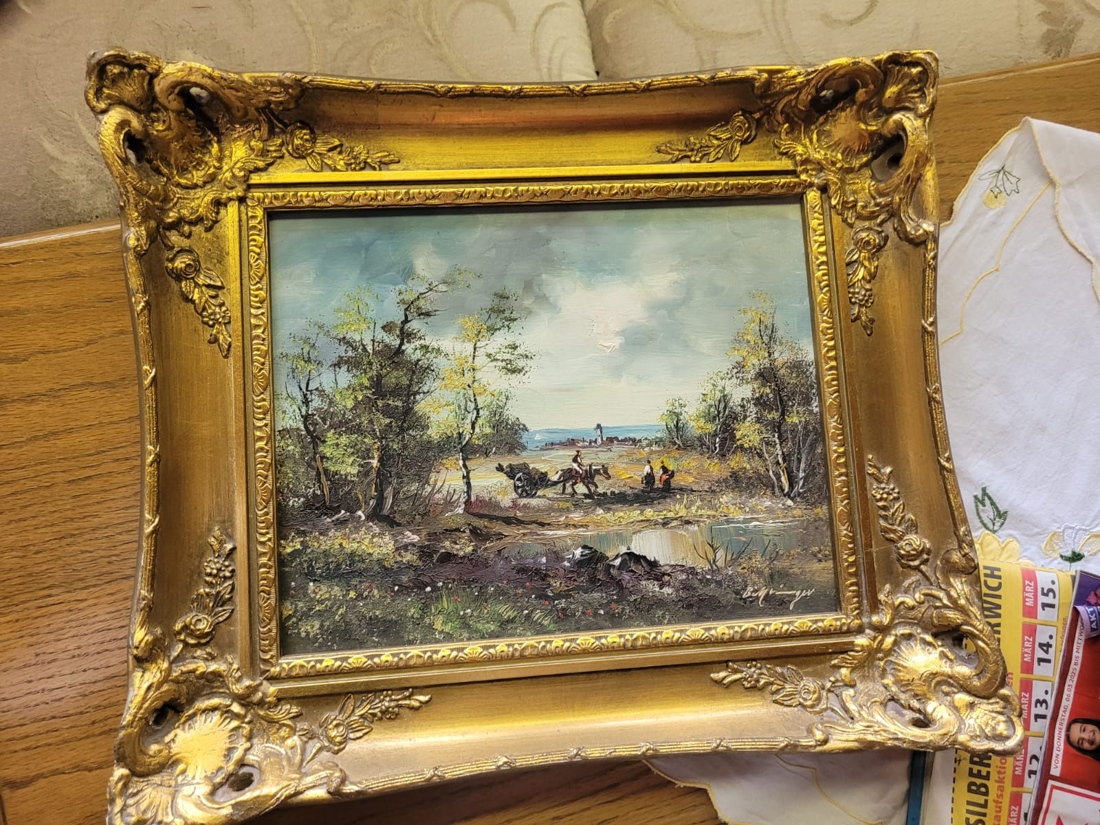 Ölgemälde handsigniert