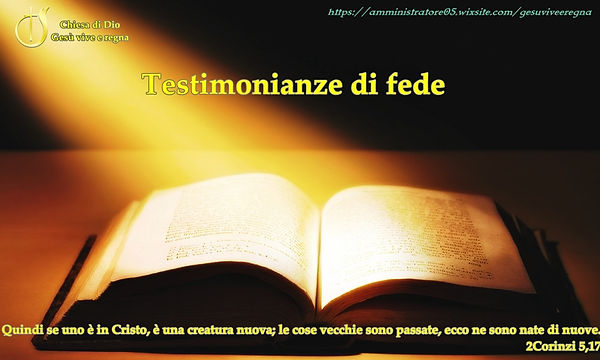 Testimonianze di fede