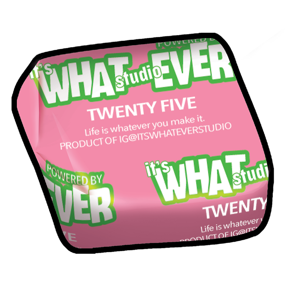 It's Whatever Studio x Now & Later Sticker in watermelon