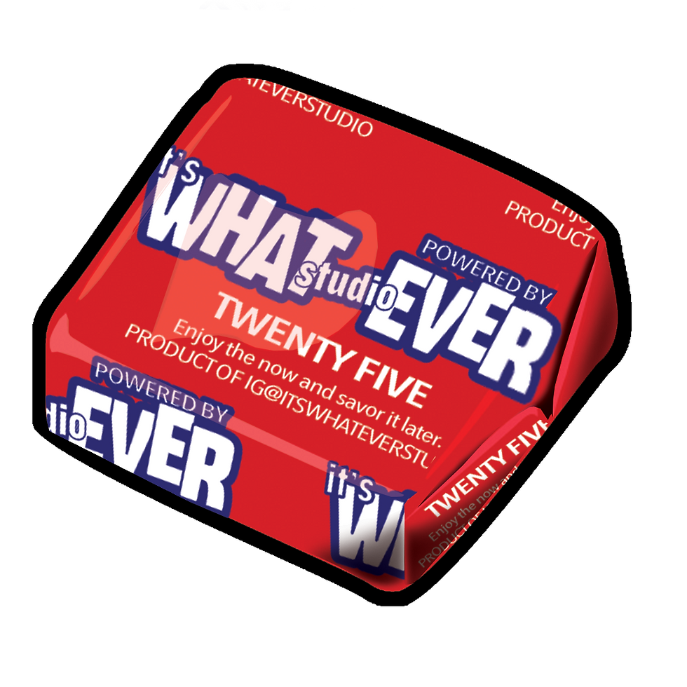 It's Whatever Studio x Now & Later Sticker in cherry