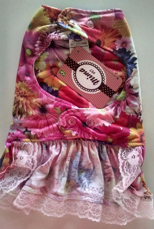 Miniatura: Vestido Malha Flores - PP