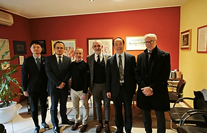 商会陪同耿协威参赞拜会莱科和松德里奥工业联合会主席马可·坎帕纳里