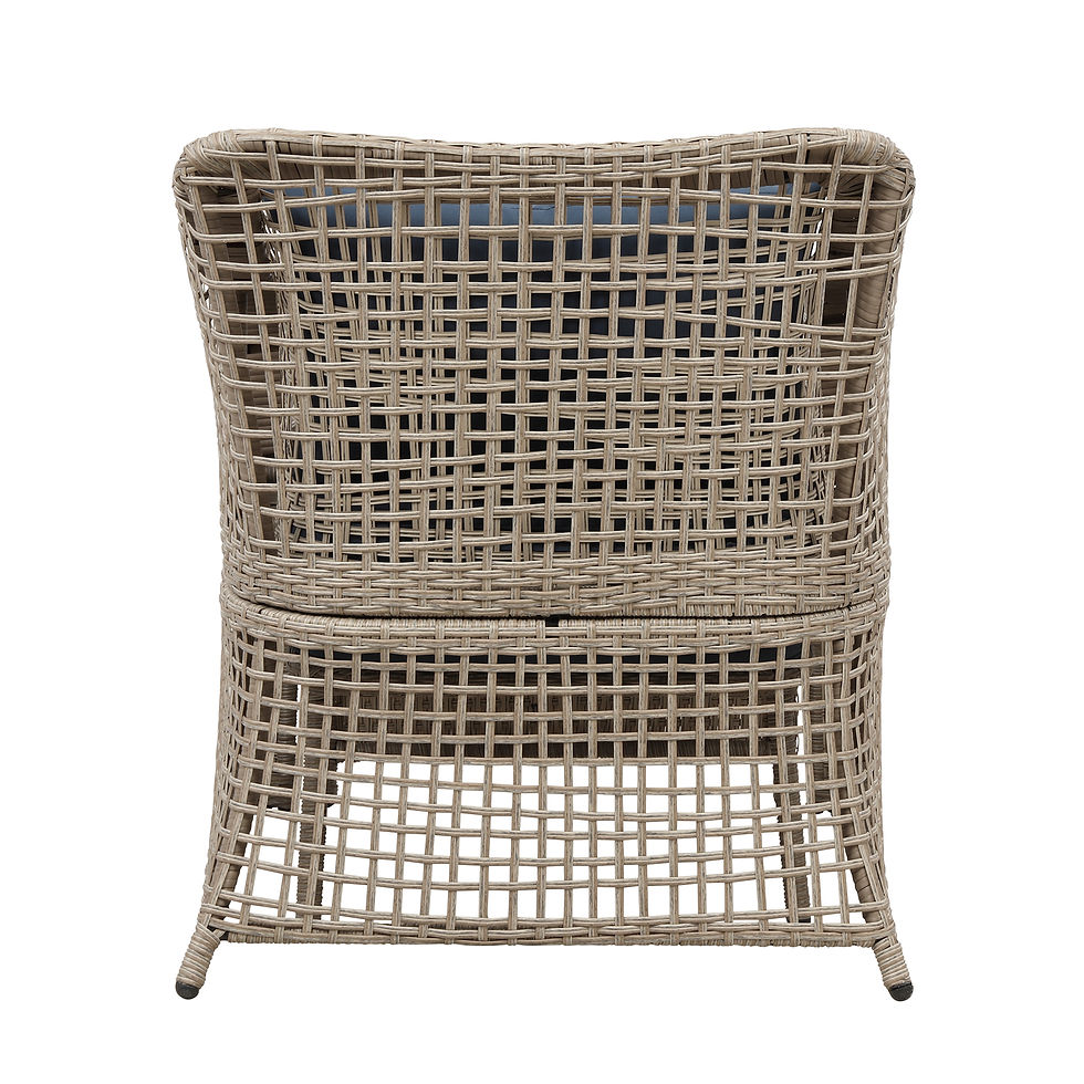 Thumbnail: 5-piece Outdoor Conversation Set Patio Furniture Set Bistro Set Rattan Wicker Ch