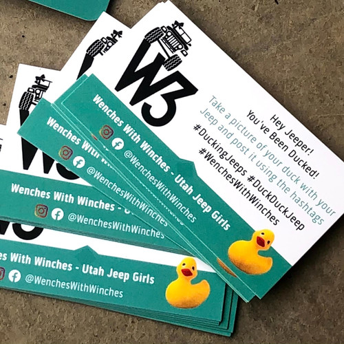 Duck Duck Jeep Tag Cards Wenches With Winches