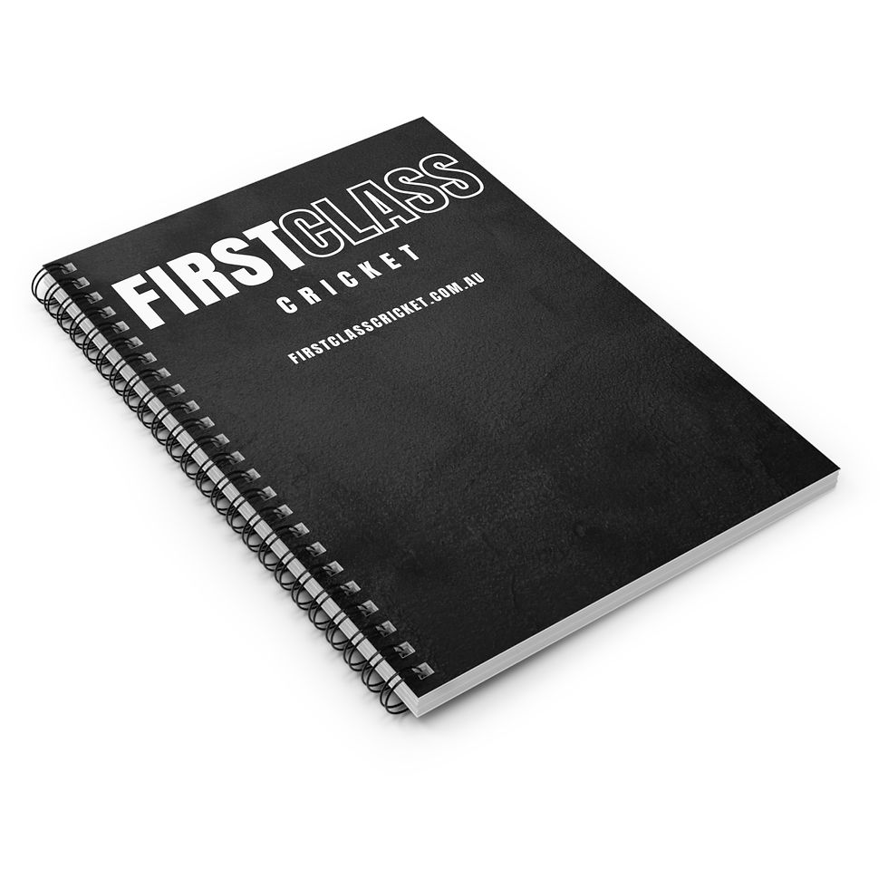 Thumbnail: First Class Cricket Spiral Notebook 