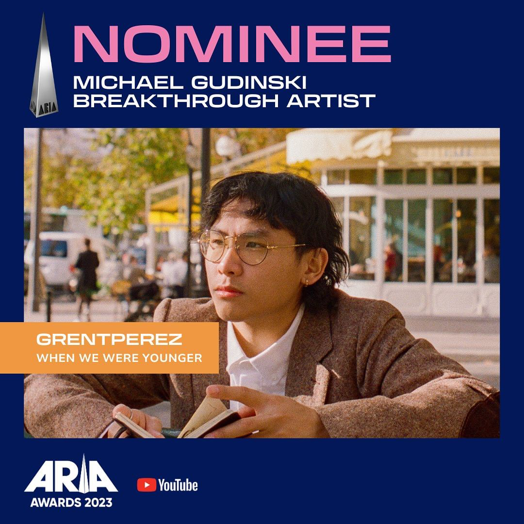grentperez nominated for ARIA: the Michael Gudinski Breakthrough Artist award 2023 — Fast Friends