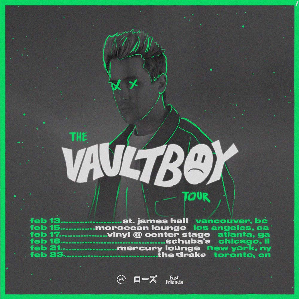 vaultboy announces debut 6-date N. America headline tour — Fast Friends
