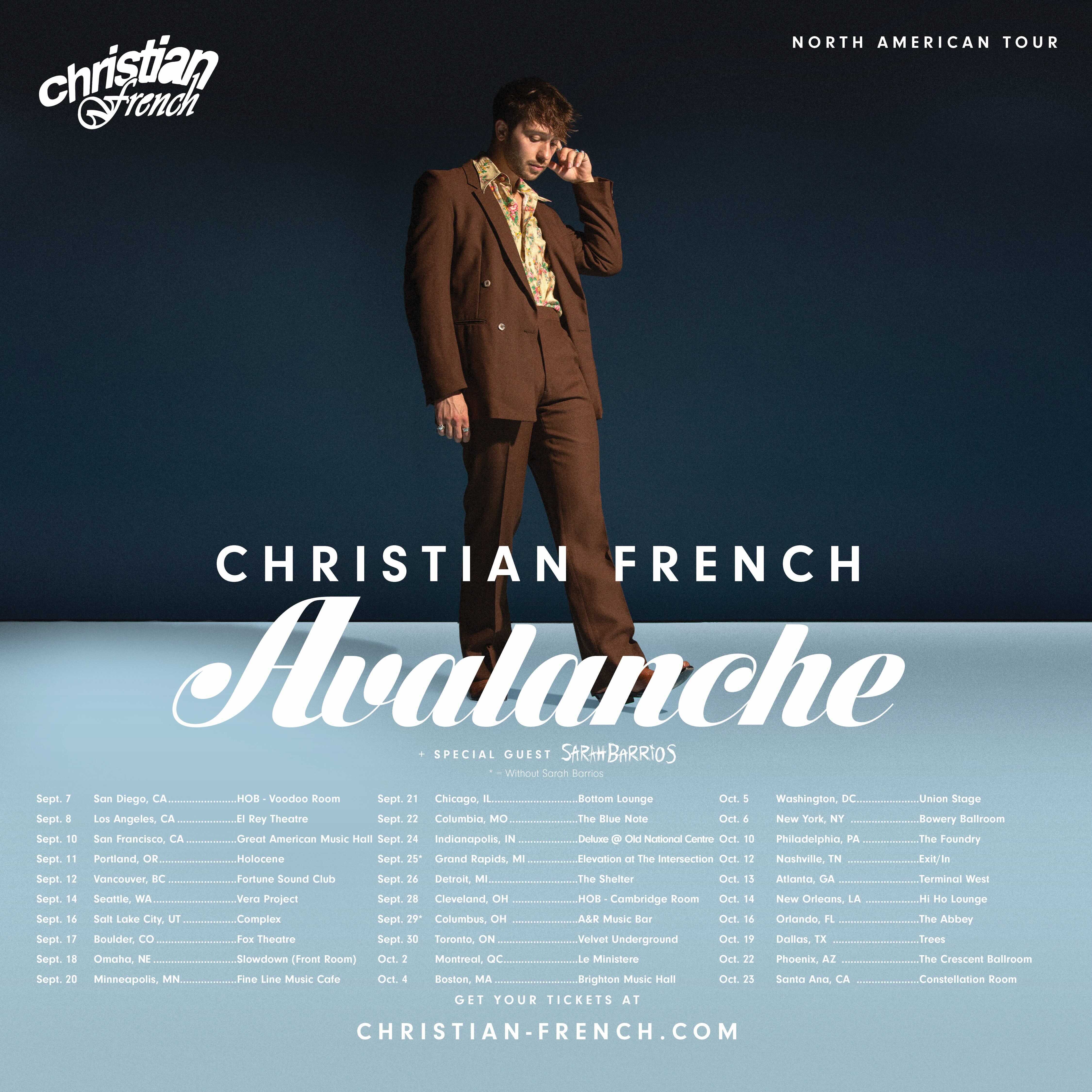 Sarah Barrios Going on Tour With Christian French This Fall — Fast Friends