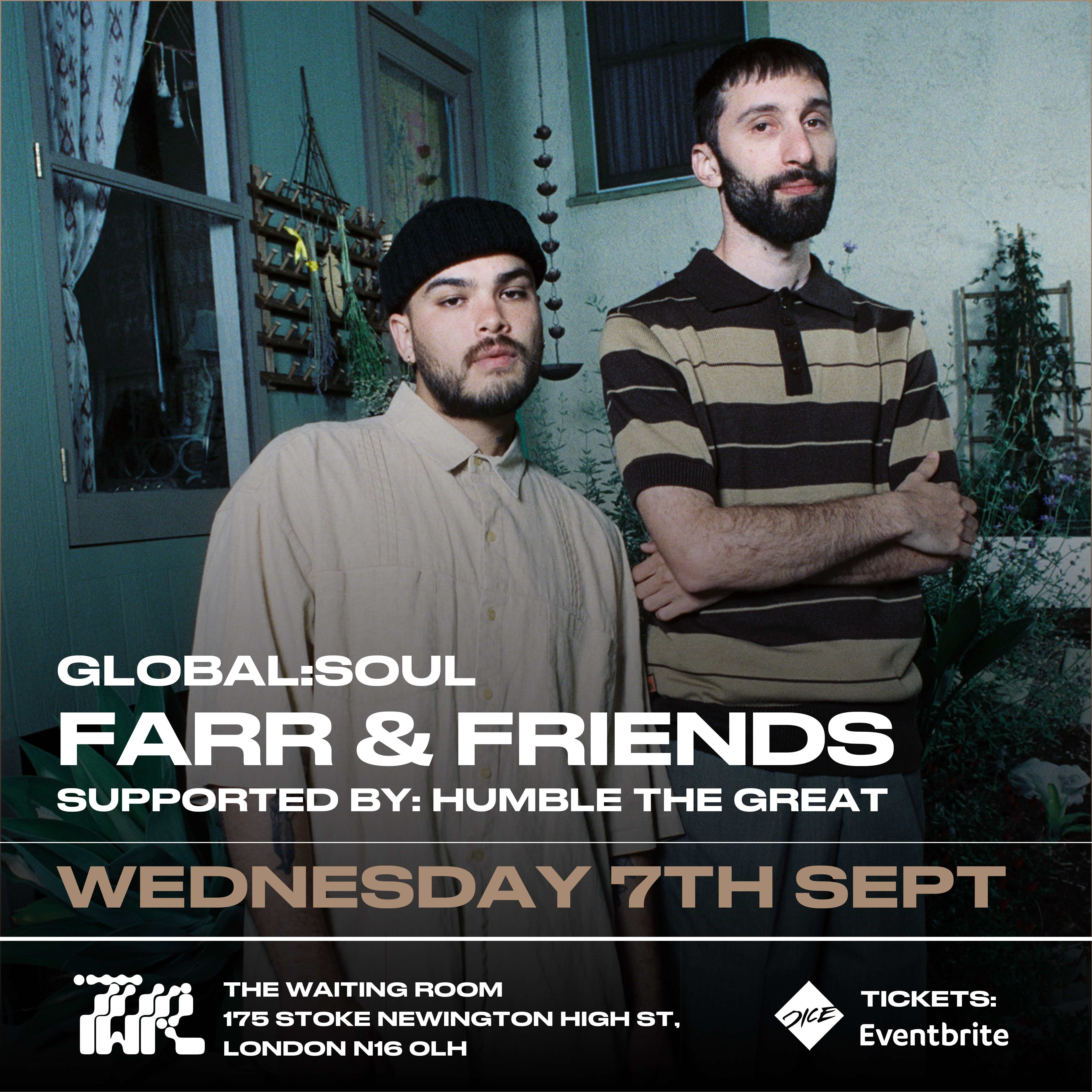 FARR announce FARR & Friends London show on 7 September — Fast Friends