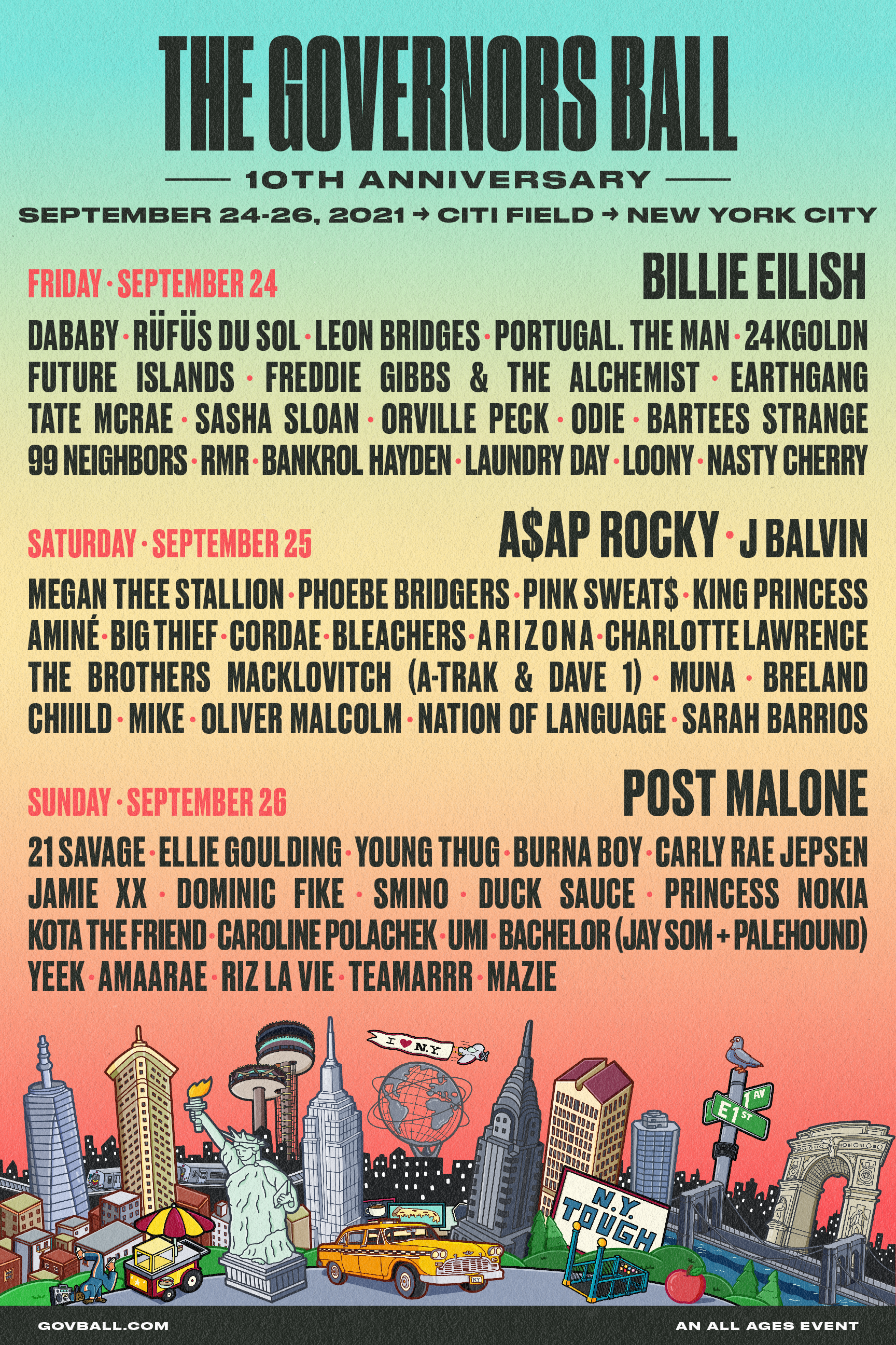 Sarah Barrios to Perform at Governor's Ball in NY 2021 — Fast Friends