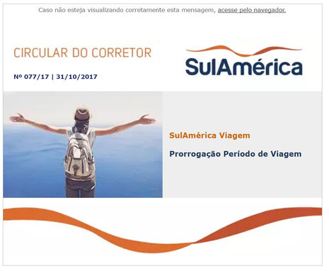 SulAmérica Viagem - Prorrogação Período de Viagem