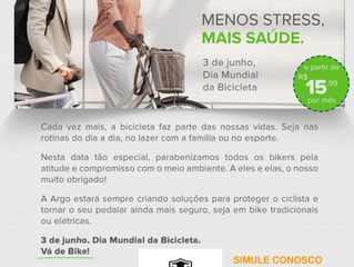 Menos Carro, Mais Bike. Menos Stress, Mais Saúde.