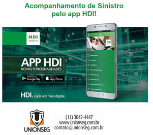Acompanhamento de Sinistro pelo Aplicativo HDI