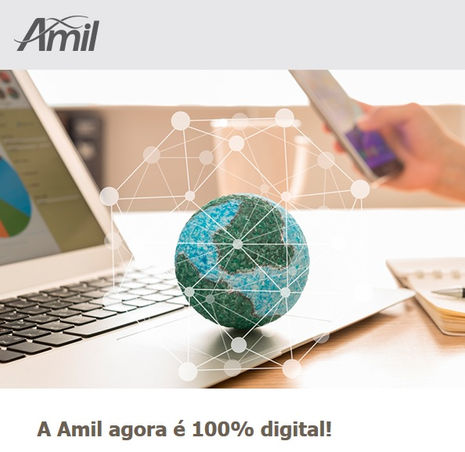 A Amil agora é 100% digital!