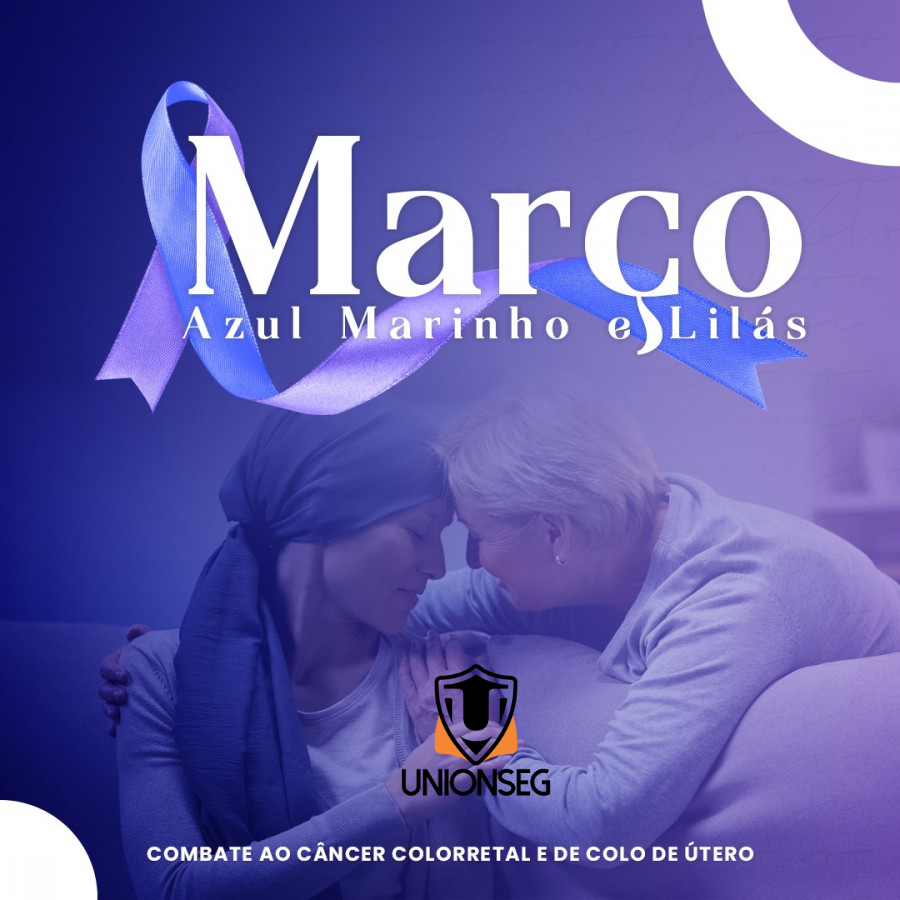 Mês Azul Marinho e Lilas