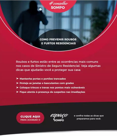 Como Prevenir Roubos e Furtos Residenciais - Dicas Sompo