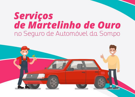 Seguro de Automóvel Sompo agora tem Serviço de Martelinho de Ouro