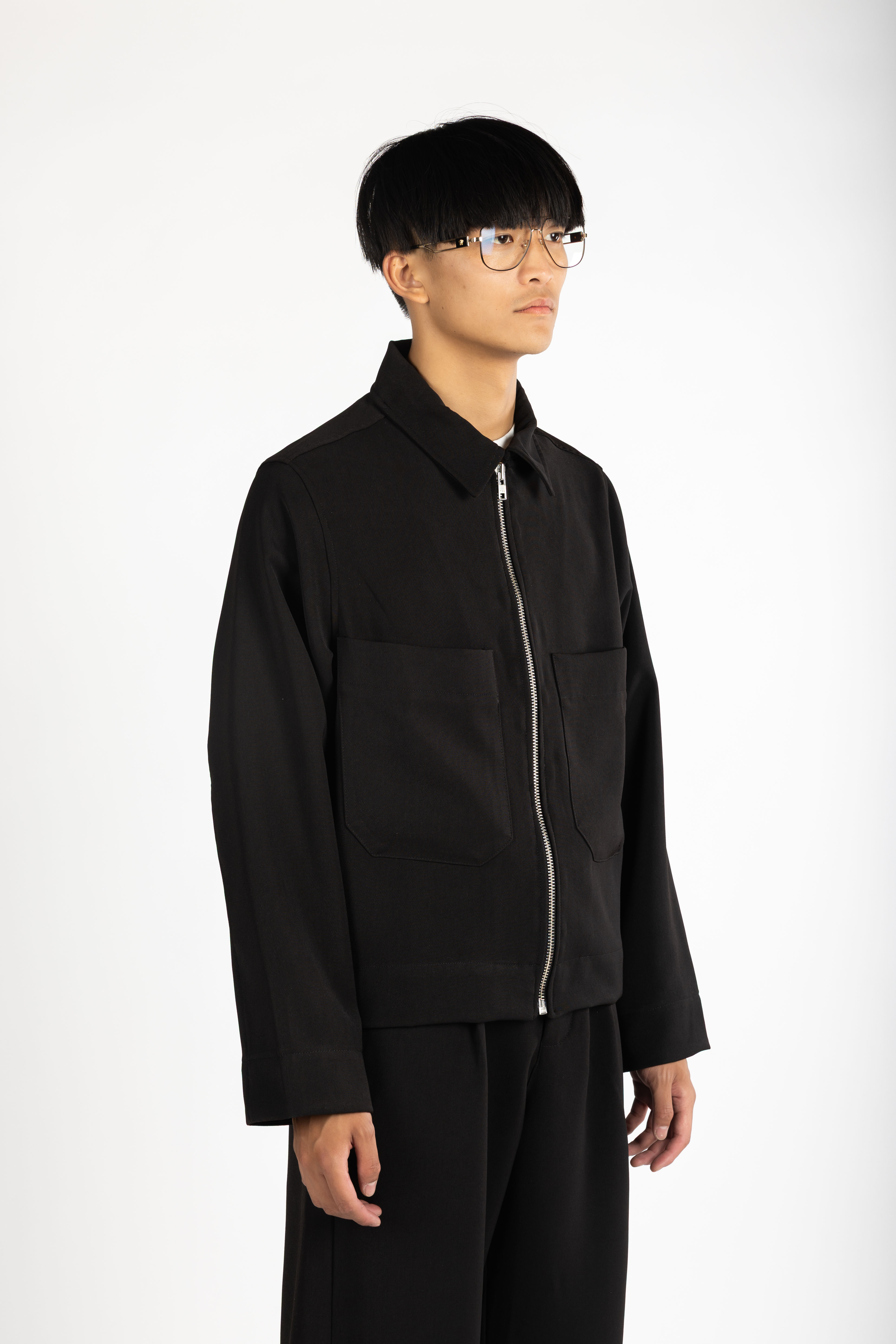 Long Sleeve Zip Shirt