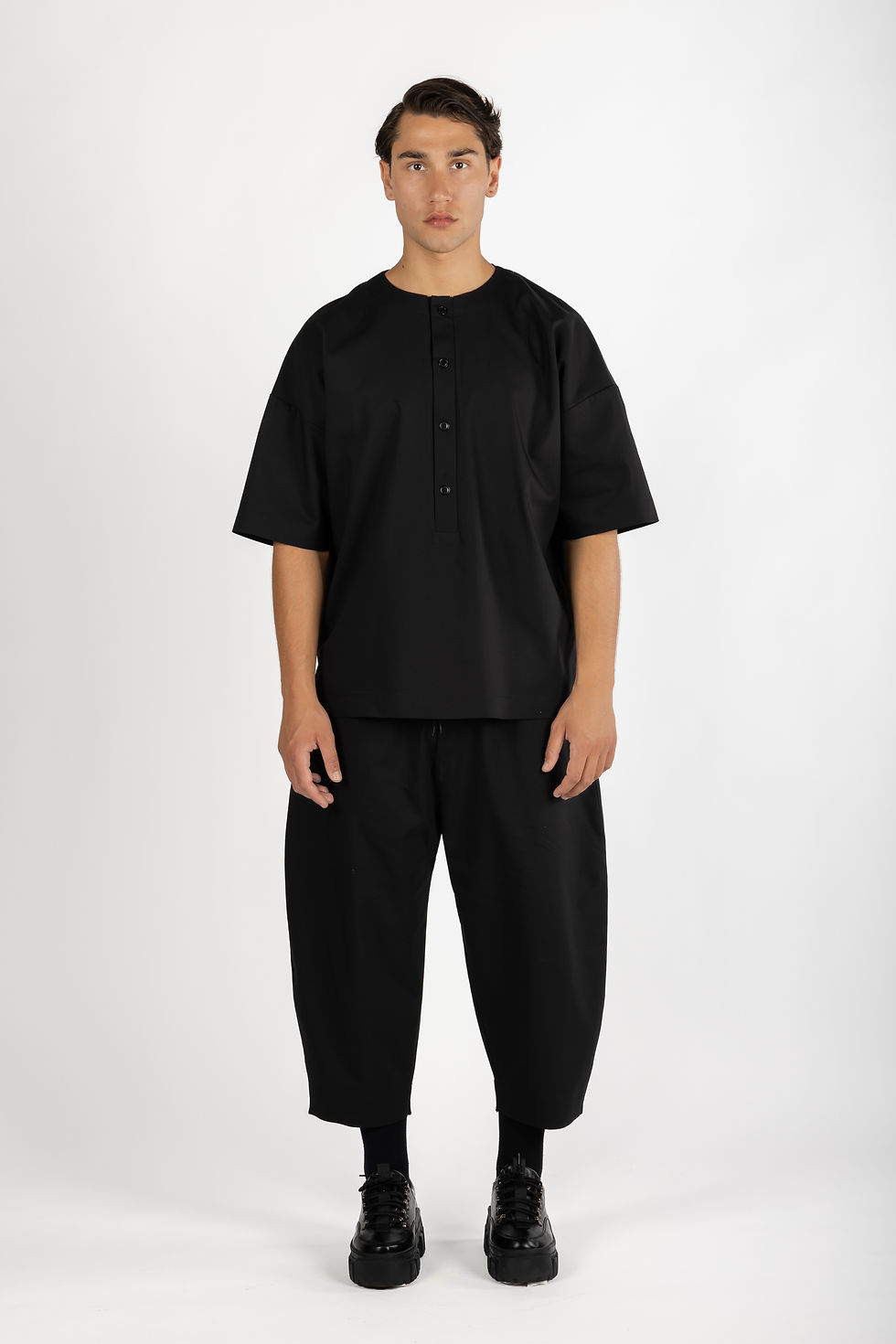Thumbnail: Oversized Short Sleeve Blouze