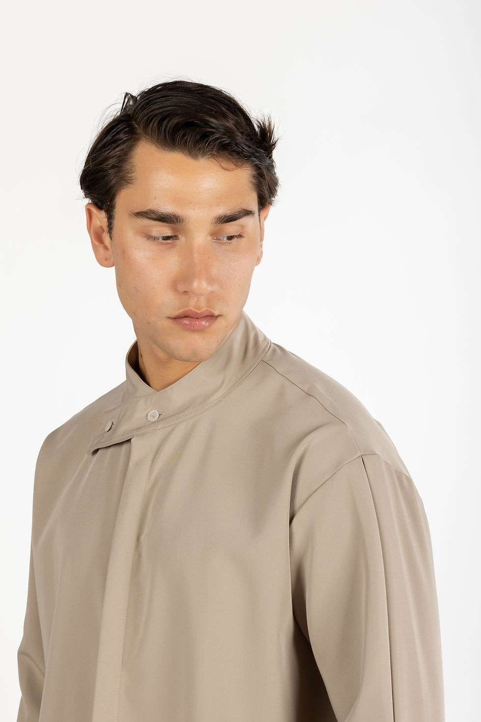 Thumbnail: Long Sleeve Oversized mao Shirt