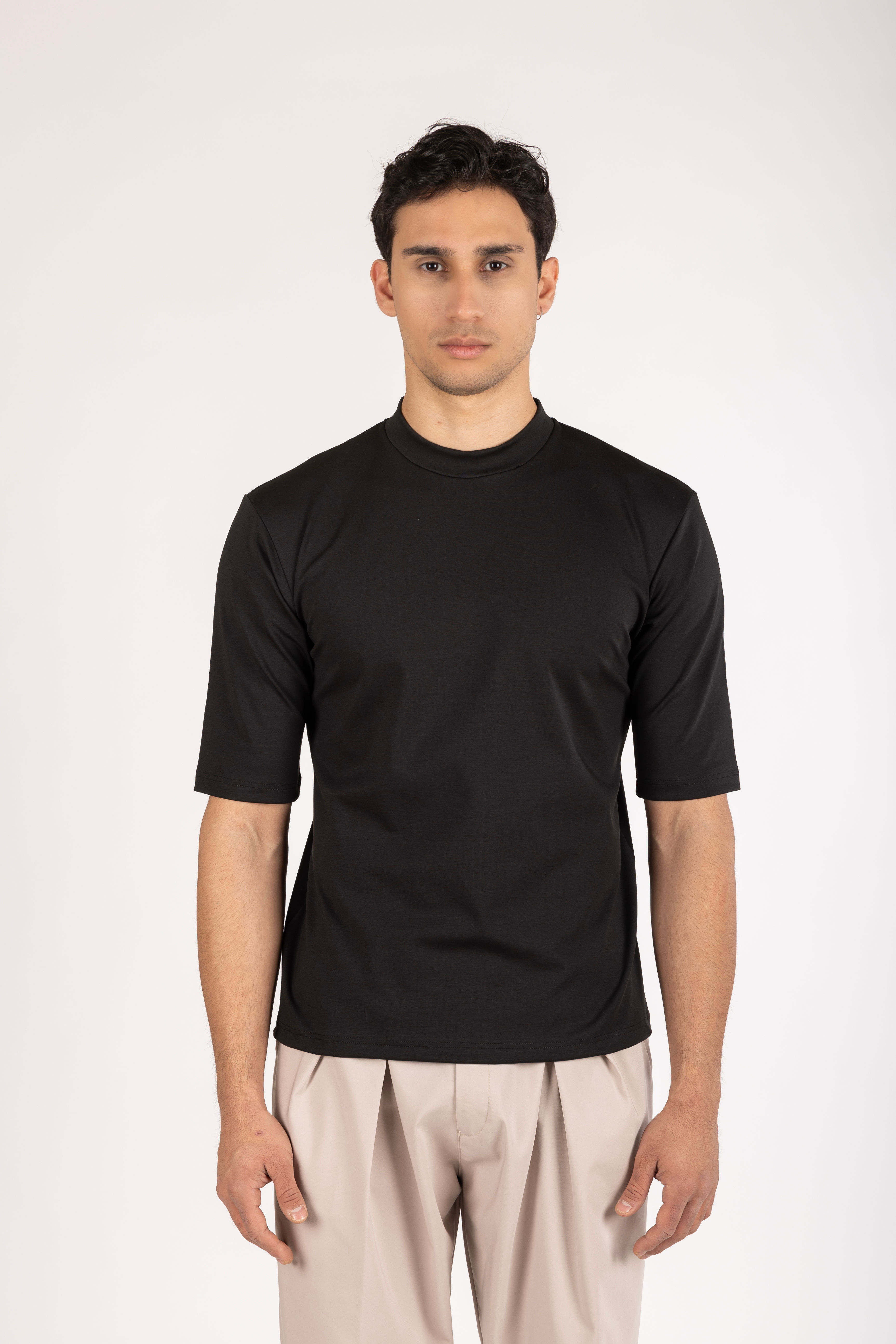 Mock Neck T-Shirt