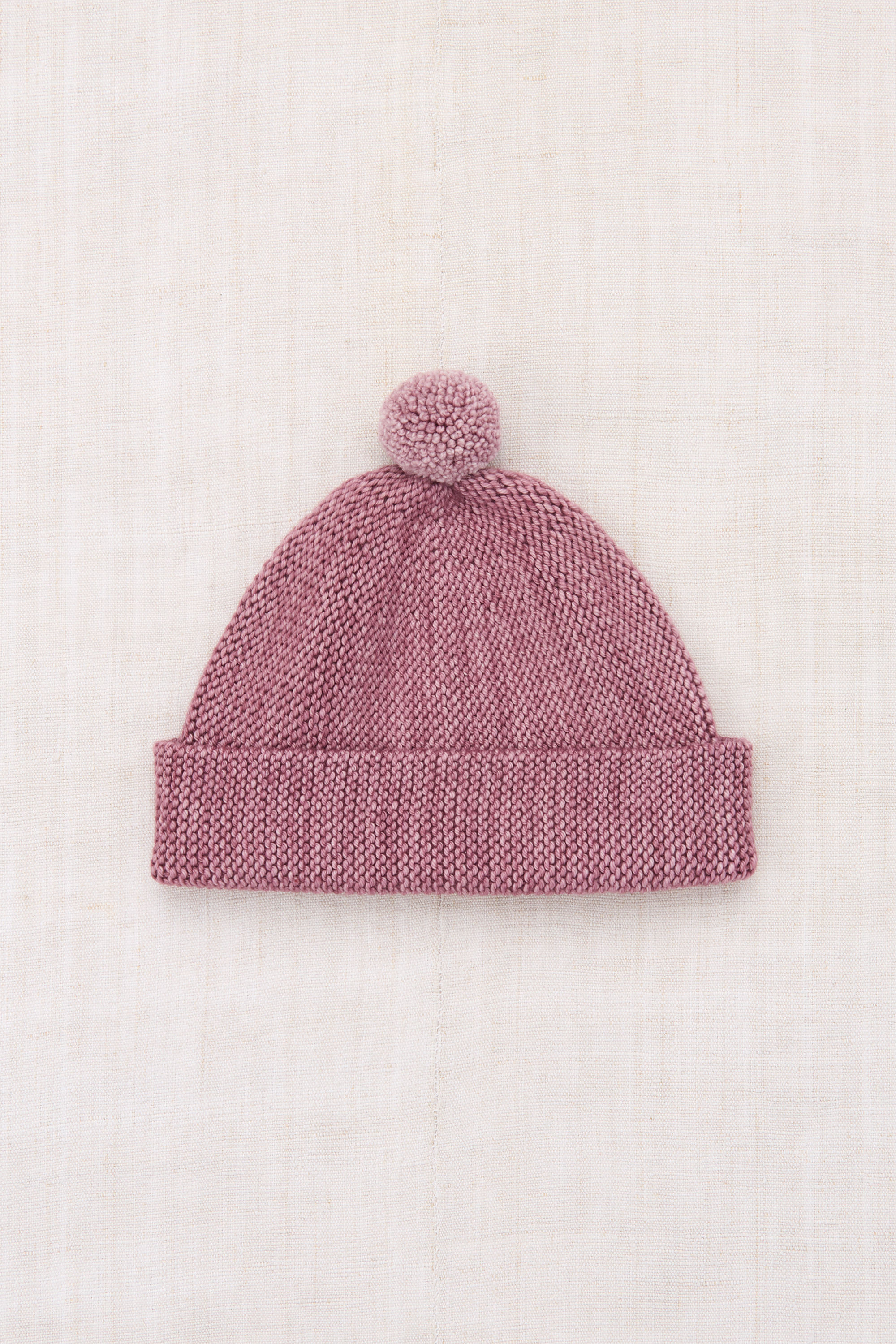 Garter Hat in Rose