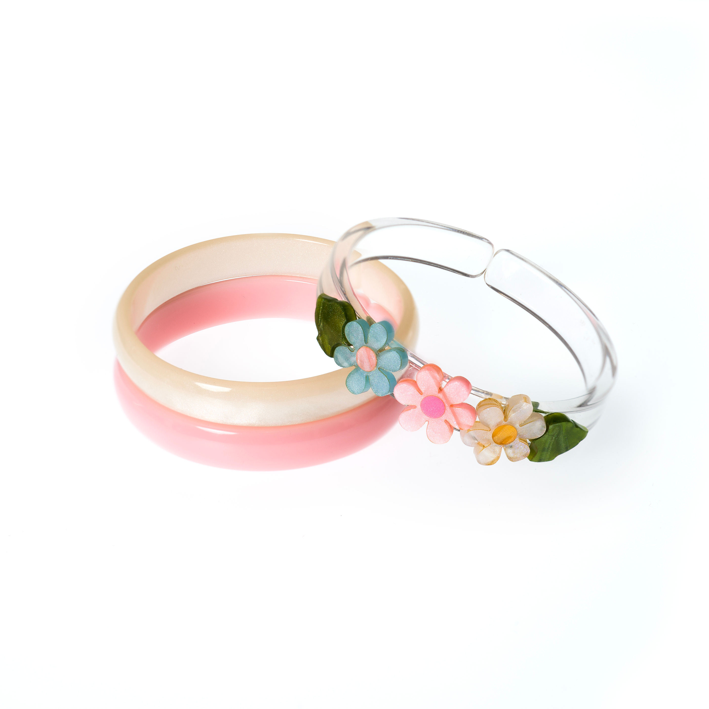 Daisy Flower Peal Bangles