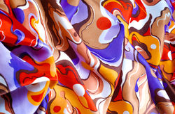 tela estampada satin export