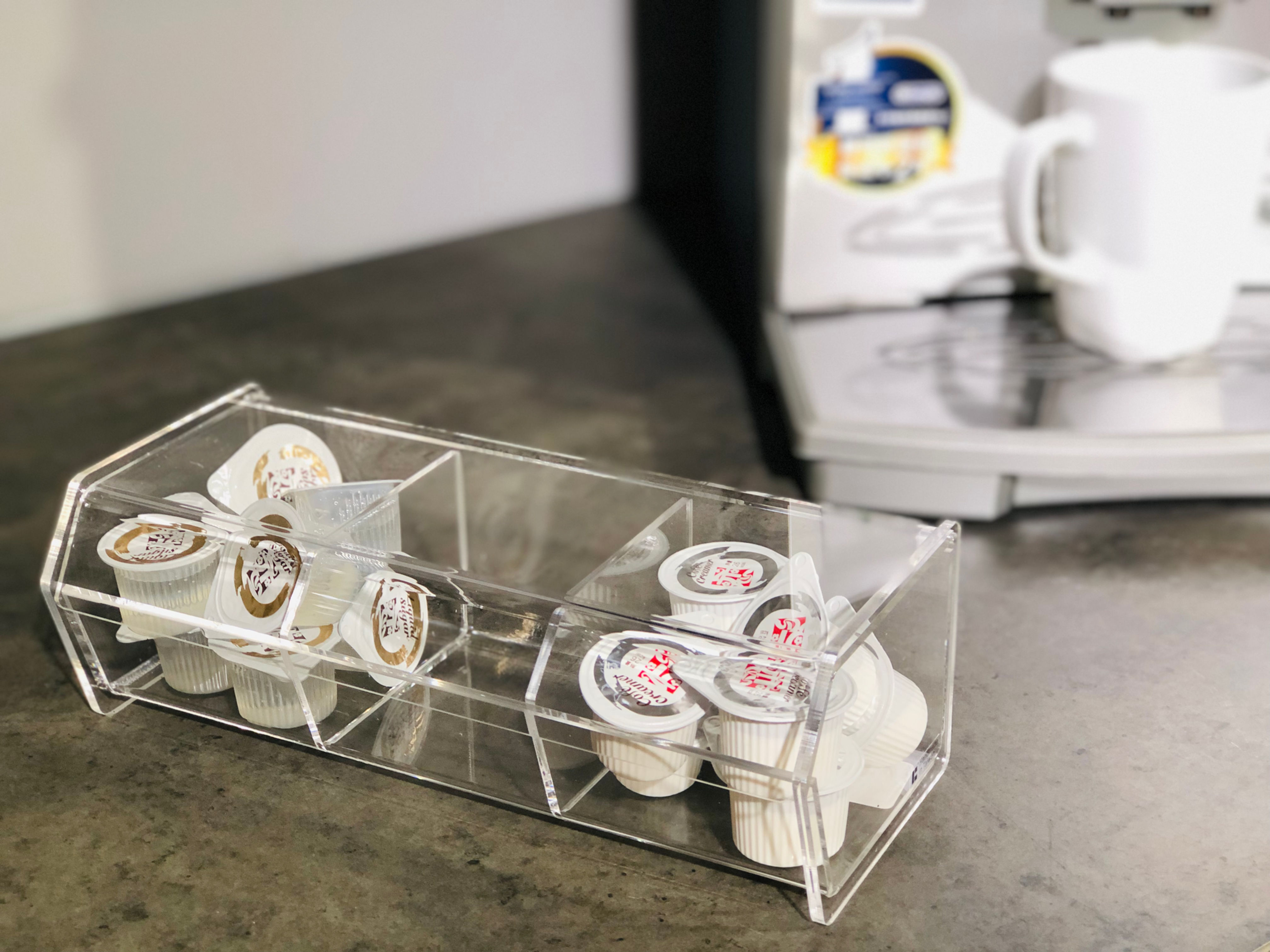 3-Compartment Acrylic Storage