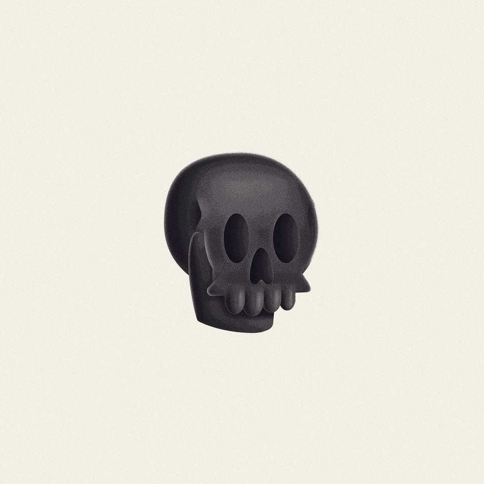 Retro Looking Skull