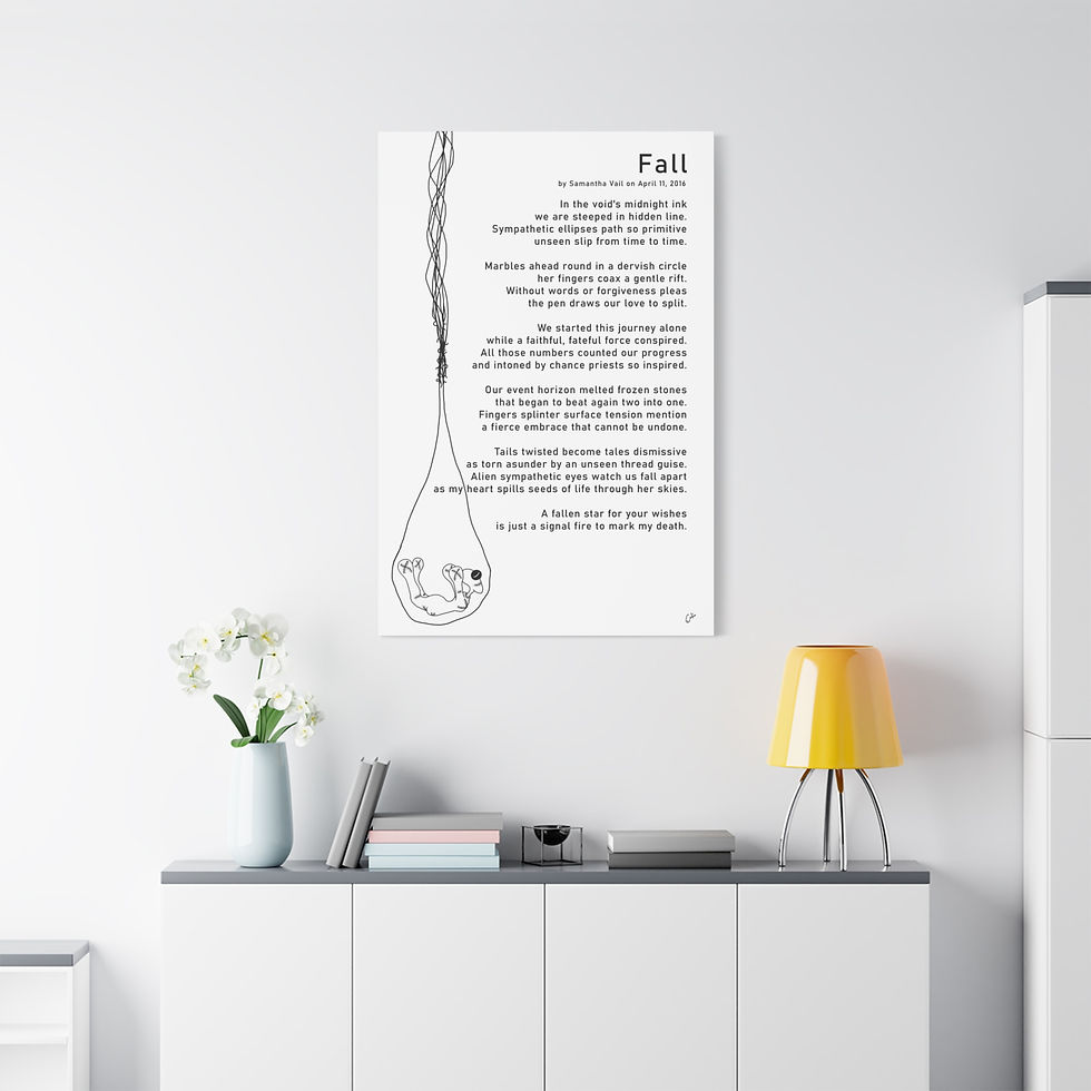 Thumbnail: The Cosmos Of Us - Fall - Canvas Gallery Wraps